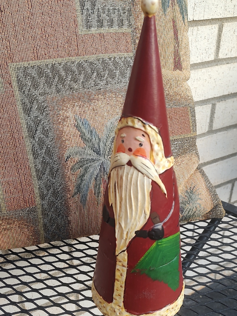 Santa Cone Holiday Figurine - - Picture 2 of 7